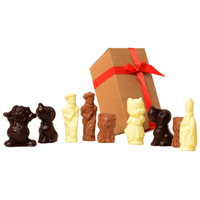 geschenkdoosje met Sinterklaaschocolade
